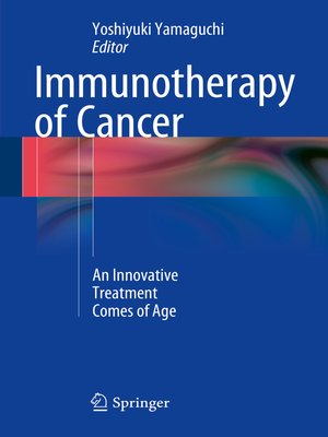 cover image of Immunotherapy of Cancer